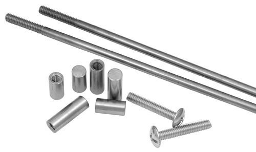 Glass Knob and Bottle Stopper Inserts and Insert Mandrels